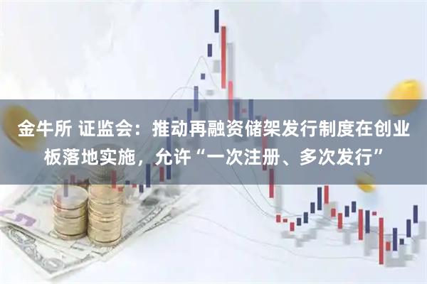 金牛所 证监会：推动再融资储架发行制度在创业板落地实施，允许“一次注册、多次发行”
